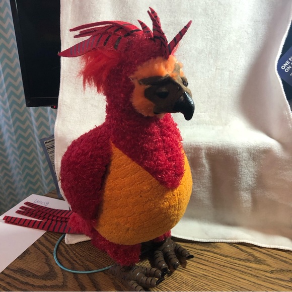 Warner Bros. Toys Harry Potter Fawkes Red Gold Phoenix Dumbledore